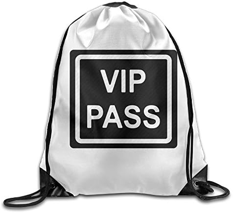 WULIHOME Sack Bag VIP Pass Cute Drawstring Drawstring Bag For Traveling Or Shopping Casual Daypacks School Bags