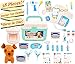 Pretend Medical Kit - Doctor Kit for Kids with Lab Coat - Dentist Kit and Veterinarian Kit for Kids with Teeth Set and Dog patients - Doctor, Nurse, Dentist or Veterinarian