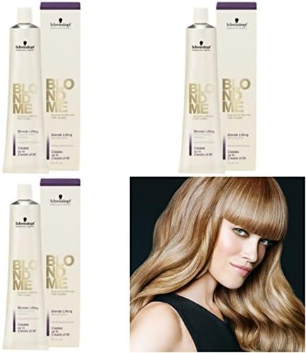 Schwazkopf Blond Me Blonde Lifting Caramel (3 TUBES) Brand New in Boxes shrink wrapped together