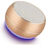 NUBWO Portable Bluetooth Speakers with Mic, Hands-free Function, Built-in Mic, Enhanced Bass for iPhone, iPad, Blackberry, Samsung and More (Gold)