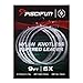 Piscifun Fly Fishing Leader with Pre-Tied Loop, Tapered Fly Line Leader, Nylon, Clear, 6 Pack, 7.5FT, 9FT, 12FT, 0X 1X 2X 3X 4X 5X 6X 7X