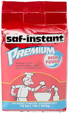 TableTop King Lesaffre SAF-Instant Premium Yeast 1 lb. Vacuum Pack - 20/Case