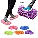 YINUOWEI 5 Pairs/10 pcs Mop Slippers for Floor Cleaning Washable Dust Mop Socks Shoes Soft Reusable Microfiber Dust Cleaners Multi-Function Cleaning Shoes Cover for Bathroom Office House Cleaning