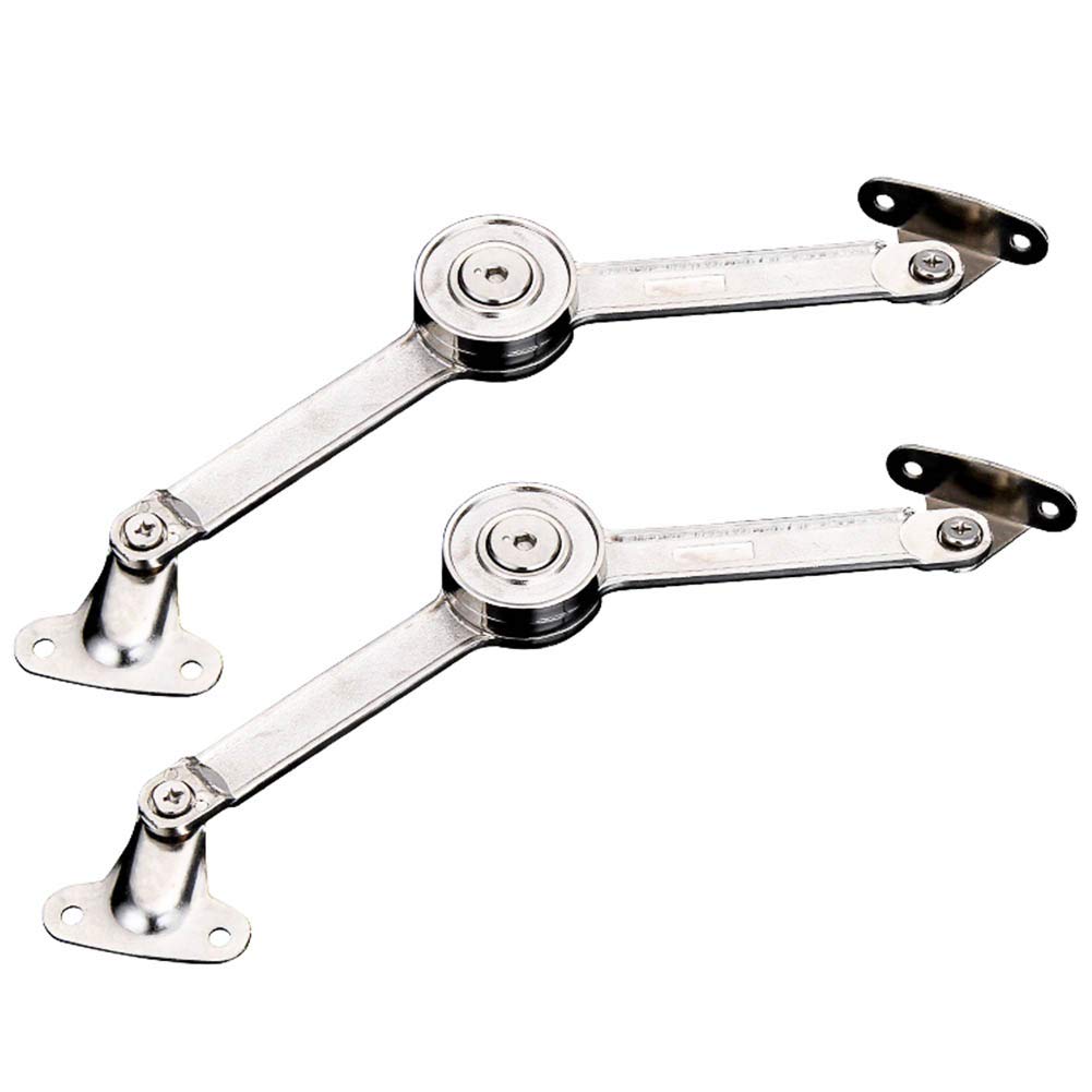 Support Hinge 2 Pack Adjustable Lift up Stay Support Buffer Hinge for