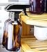 8-Ounce Amber Glass Spray Bottles (6-Pack); w/ Heavy Duty 3-Setting Adjustable Sprayers
