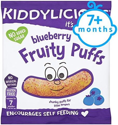 Kiddylicious Blueberry Fruity Puffs 10G
