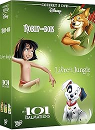 Robin Des Bois + Le Livre De La Jungle + Les 101 Dalmatiens - Pack