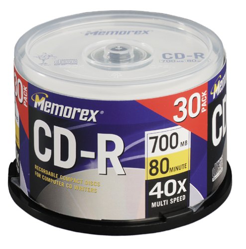 Download Memorex 700MB/80-Minute 40x CD-R Media (30-Pack Spindle) Download Memorex 700MB/80-Minute 40x CD-R Media (30-Pack Spindle)