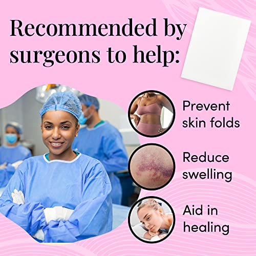 IMPRESA White Liposuction Foam Pads 3 Pack Aftercare for Liposuction, Tummy Tuck Surgery