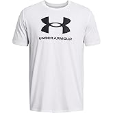 Under Armour Men's Sportstyle Logo Short Sleeve T Shirt, (100) White / / Black, XX-Large