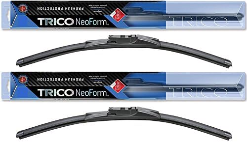 2 Wiper Set - Trico NeoForm 16-2413 24" Beam Wiper Blades w/Teflon - Fits Special Pinch Tab & Push Button Arms (Pack of 2 Wipers)