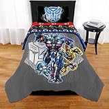 Transformers 5 Autobot Boys Full Comforter, Sheets & BONUS SHAM (6 Piece Bed In A Bag) + HOMEMADE WAX MELTS