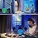 Christmas Gift Volleyball 3D Illusion Birthday Present Lamp, Gawell 16 Color Changing Touch Switch Table Desk Decoration Night Light with Remote Control for Sports Theme