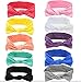 DANMY Baby Girl Nylon Headbands Newborn Infant Toddler Hairbands with Bows Children Hair Accessories (Bow Kont(as Shown))