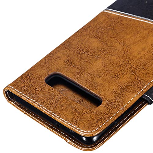 Bokoo Stylish Anti-Scratch Leather Slot Wallet Stand Flip Cover Skin Case for Samsung Galaxy S10E 5.8 inch - Thumbnail 5