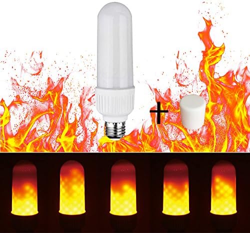 【New Year Promotion Cut Prices! 】Flame Bulb,LED Flame Effect Fire Light Bulb, 【5W, E26, AC85V-265V】 Flame lamp downy Outdoor Light Bulbs for Decoration on Party ,Bars, Home, Restaurants