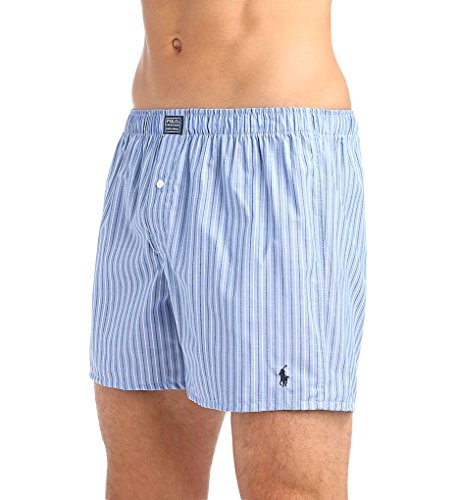 Polo Ralph Lauren Connoisseur 100% Cotton Woven Boxer (R169) M/Manhattan Stripe Polo Ralph Lauren Connoisseur 100% Cotton Woven Boxer (R169) M/Manhattan Stripe