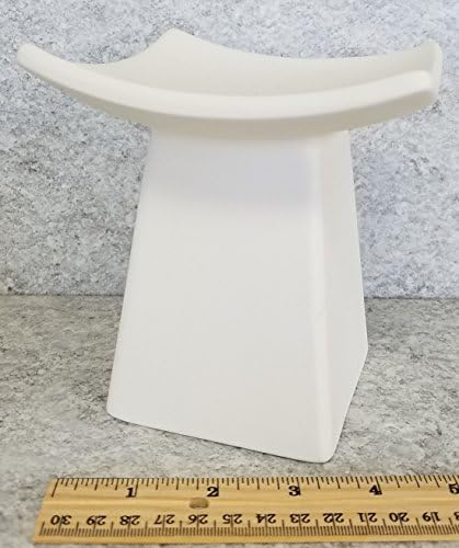 Bisque - Contemporary Candle Holder (Unpainted, ready for glaze)