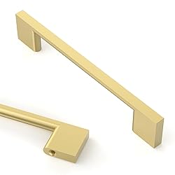 Asidrama 10 Pack 5 Inch(128mm) Brushed Gold Kitchen