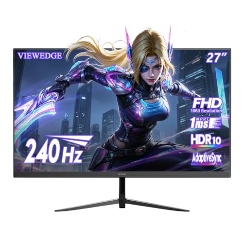 Viewedge Gaming Monitor 1ms FHD Computer Monitor