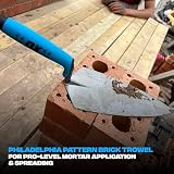 OX Tools Pro Brick Trowel Philadelphia Pattern 11 Inch 280mm Blue view 3