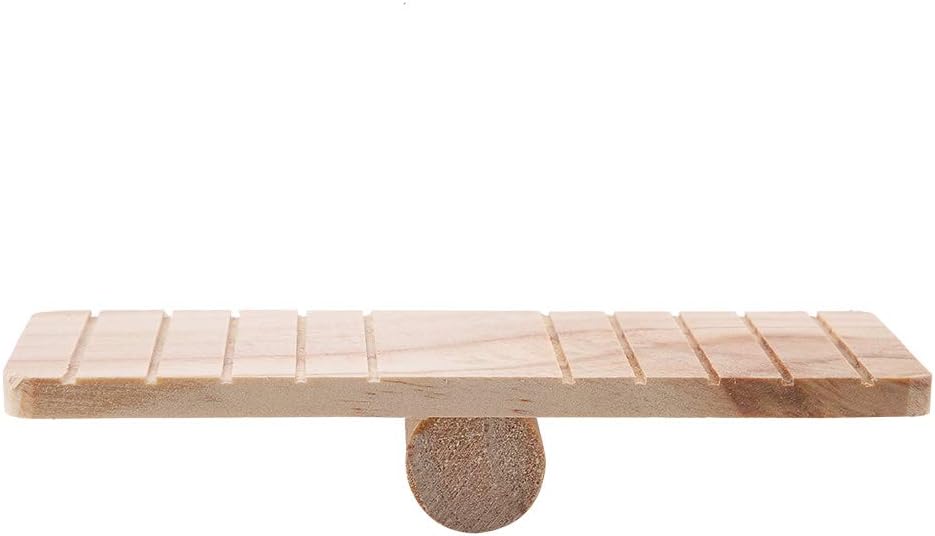 Swing Seesaw Toy for Pet Hamster Wooden Chewing Climbing Pet Cage Accessories for Chinchilla Ferret Rodents Small Animals - Image 3
