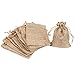 Shintop Burlap Bags - Burlap Drawstring Pouches Wedding Gift Bags Jewelry Candy Pouch Bags 10pcs