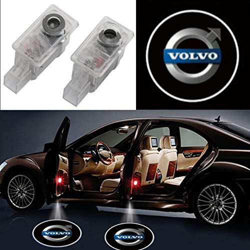 Auto Sport Car Door Logo Shadow Projector LED welcome Light (volvo)
