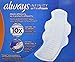 Always Infinity Maxi Pads With Avec FlexFoam Overnight 13 ea (Pack of 4)