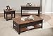 Martin Svensson Home Rustic Sofa Table, Antique Black and Honey Tobacco