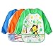 JNINTH Baby Bibs Waterproof and Wipeable-Eat and Play Smock Apron(6-36 Months)