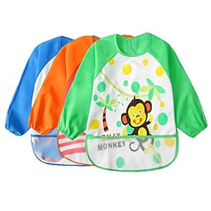 bibs for toddlers with sleeves