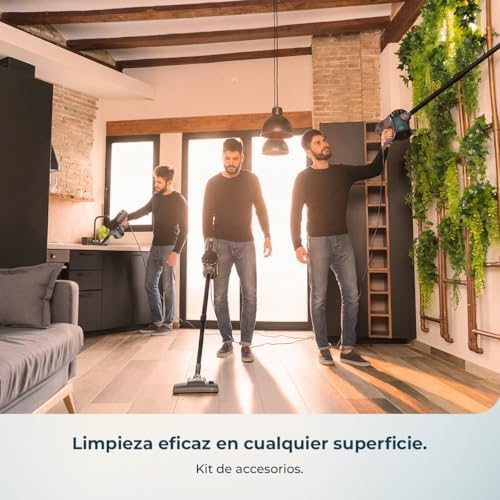 Aspiradora Escoba con Cable Conga Thunderbrush 560 Neo. 600 W, 2 en 1, Tecnología ciclónica, Filtro de Alta eficiencia, Radio de acción 6 Metros, Incluye 2 Accesorios, Cable 4,5 m — foto 8 de 8