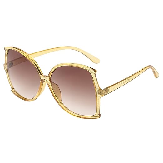 WUDUBE_Sonnenbrille im europäischen und amerikanischen Stil, große Unisex-Brillengläser, avantgardistische Trendige Brillen