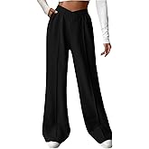 niyokki Womens Sweatpants Wide Leg Long Pants Casual Baggy Flare Sweats