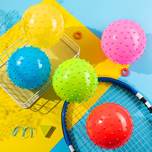 60 Pcs Knobby Balls Bulk 7 Inch 4.72 Inch Sensory Balls Big Bounce