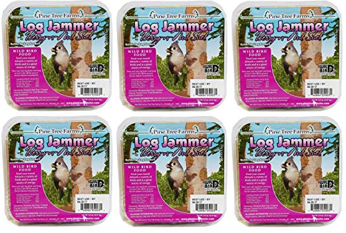 Pine Tree Farms Log Jammer Berry-N-Nut Suet 6 Pack6