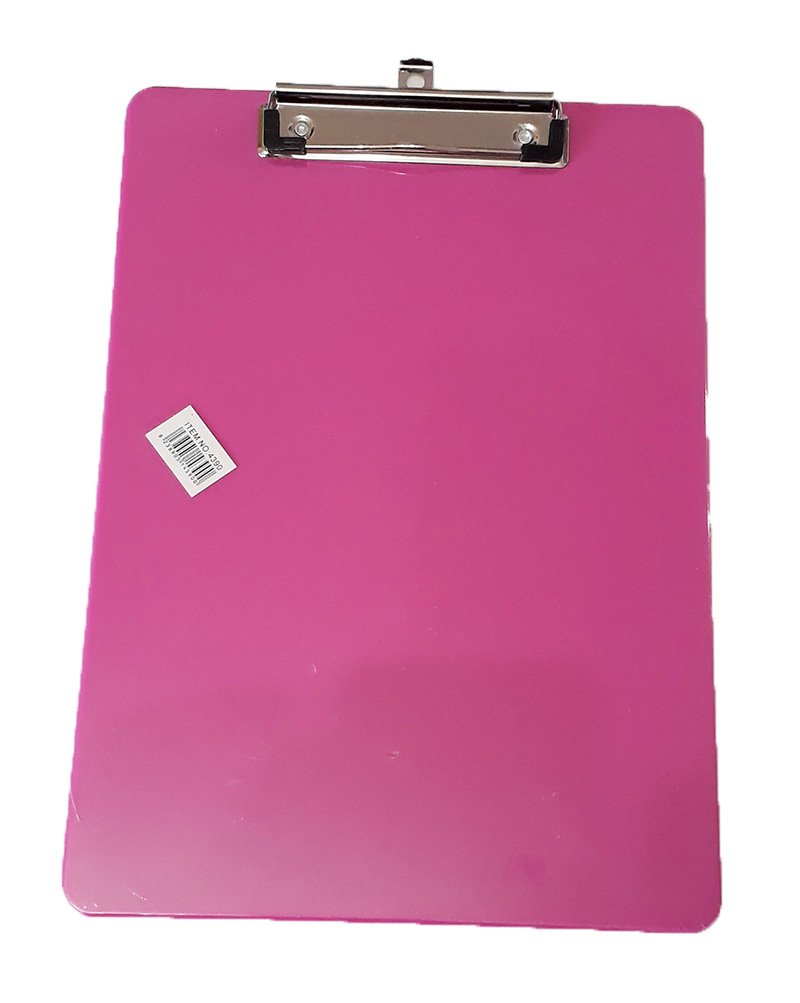 A4 Rigid Plastic Clipboard With hanging Durable with Rounded Corners
