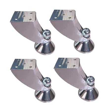 BEOOK 4 STÜCKE Möbel Füße Sofa Unterstützung Füße Kabinett Couchtisch Ersatz Fuß Metall Eisen Befestigungsfüße Rutschfeste Ab