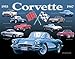 Corvette Collage Tin Sign 15 x 12in
