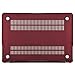 MOSISO Compatible with MacBook Air 13 inch Case Old Version 2010-2017 Release (Models: A1466 & A1369), Plastic Hard Shell Case & Keyboard Cover Skin, Marsala Red