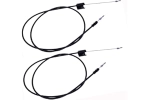 Flunyina 2Pcs 440934 Lawn Mower Replacement Cables 532440934 Engine Zone Control Cable Compatible for Craftsman Engine Poulan