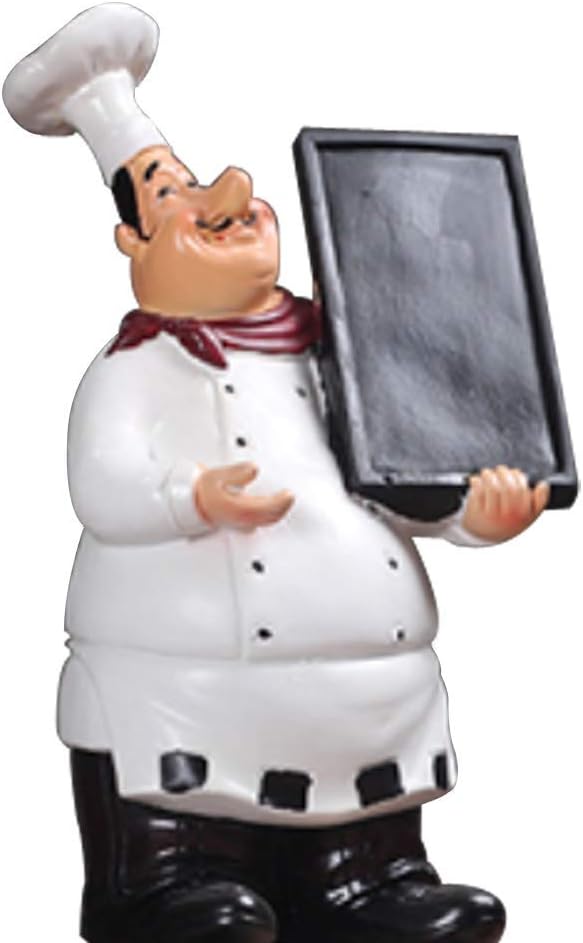 sleeri Counter Top Chef Figurine Collectible Kitchen Chef