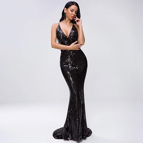 backless sequin dress uk