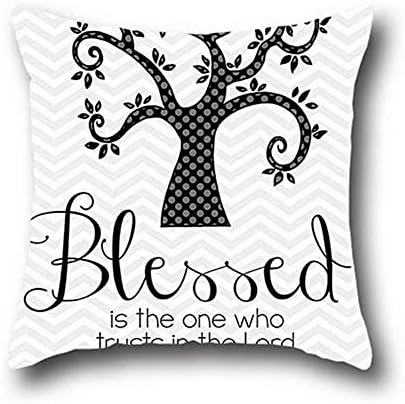 Robert Beautifulsquare Throw Pillow Cover Christian Bible Verse Square Cushion Cute Vintage Travel Trailer Case 18*18