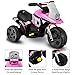 Costzon Kids Ride On Motorcycle, 6V Battery Powered 3 Wheel Bicycle, Electric Toy for Little Child (Pink)