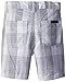 Calvin Klein Little Boys' Black V-Neck T-Shirt with Plaid Shorts