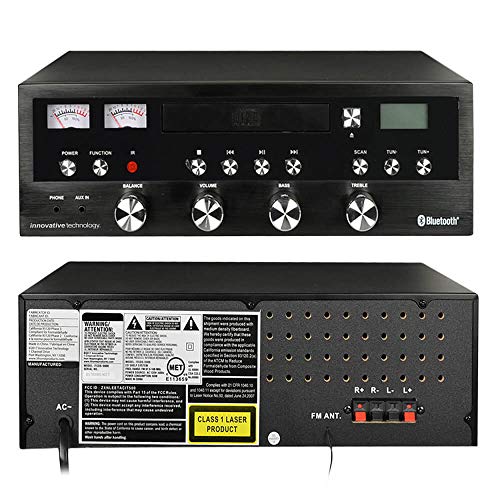 Innovative Technology Classic Retro Bluetooth Stereo System with