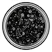 Black Resin Rhinestones in 2mm 3mm 4mm 5mm 6mm for Flatback Nail Art Cabochon Diy Decoration and Craft (4MM - 500 Pieces)