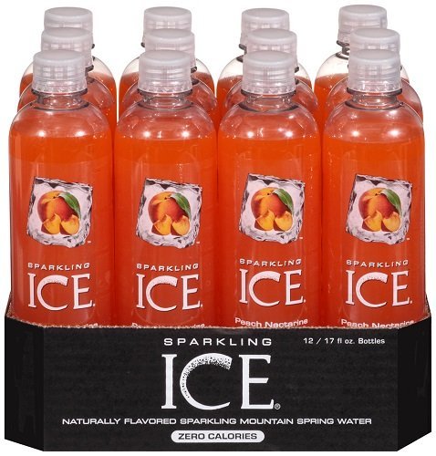Sparkling ICE Spring Water (Peach Nectarine, 17 Oz, Pack of 24 Units)